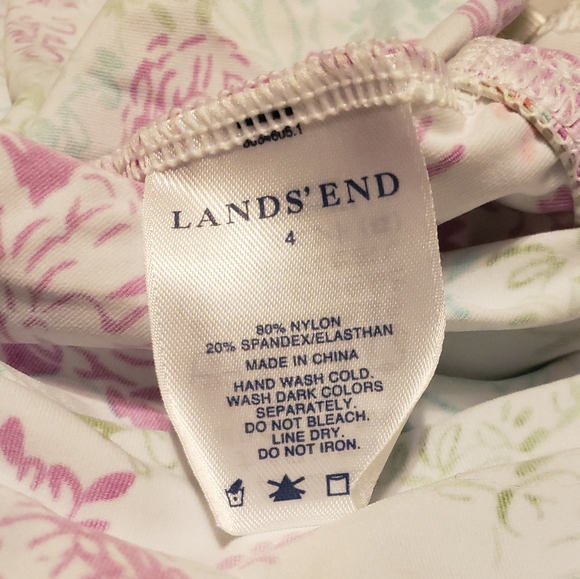 Land's End Tankini Top Size 4 NWOT - Picture 8 of 8